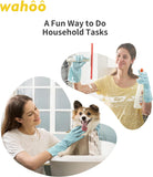 LANON wahoo Skin-Friendly Dishwashing Kitchen Gloves, Reusable - Ruhaa Store